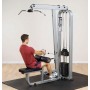 Body Solid Club Line - lat pulldown/rowing station (SLM300G) single stations plug-in weight - 5