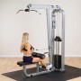 Body Solid Club Line - lat pulldown/rowing station (SLM300G) single stations plug-in weight - 6