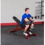 Body Solid Leverage Gym Universal Bench GFID100 Training Benches - 9