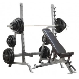 Body Solid Professional Bench Rack Combo SDIB370 Rack and Multi Press - 1