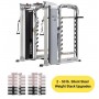 Hoist Fitness 2 x 22.5kg additional weights for Functional Trainer Mi6 and Mi7 (Mi-Weight-Up) cable pull-up stations - 3