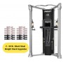 Hoist Fitness 2 x 22.5kg additional weights for Functional Trainer Mi6 and Mi7 (Mi-Weight-Up) cable pull-up stations - 4