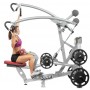 Hoist Fitness ROC-IT Traction latissimus Plate Loaded (RPL-5201) stations individuelles disques - 5
