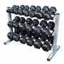 Body Solid Dumbbell Stand Narrow, 3-ply (GDR363) Dumbbell and Disc Stand - 2