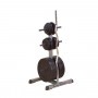 Body Solid disc rack with bar holder up to 30mm (GSWT19) Dumbbell and disc rack - 2
