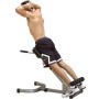 Powerline hyperextension 45 degrees with leg rollers (PHYP200X) training benches - 2