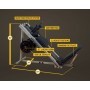 Body Solid Leg Press-Hack Squat Combination Machine GLPH1100 Dual Function Equipment - 14