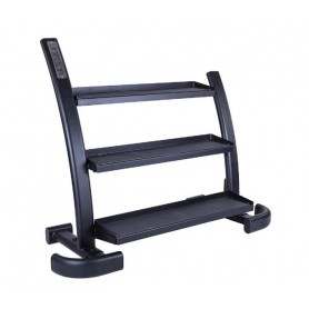 Jordan Kettlebell Stand, 3-ply (JTKBR-03) Dumbbell and Disc Stand - 2