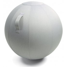 VLUV Leiv siège en tissu boule gris argenté Siège ballon / Fauteuil poire - 1