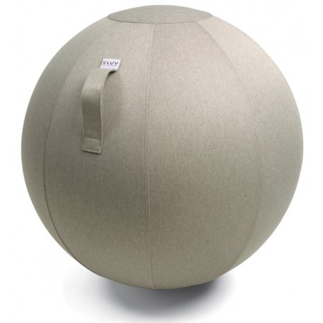 VLUV Leiv Stoff-Sitzball, stone beige, 60-65cm-Sitzbälle & Sitzkissen-Shark Fitness AG
