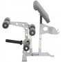 Offre de set - Hoist Fitness F.I.D. banc universel (HF-5165) y compris partie pour jambes/biceps et rack d'accessoires Bancs