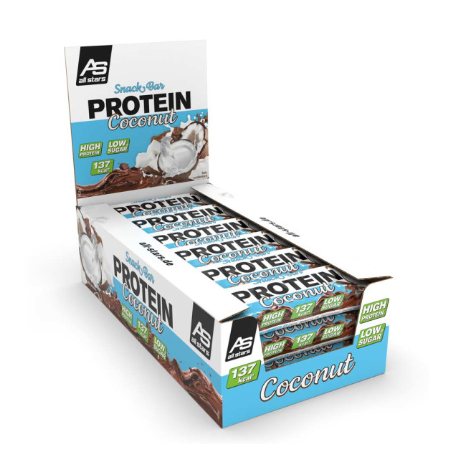 All Stars  Protein Snack Bar, 18x35g, Chocolate Nut-Crunch (5210) Shark Fitness - 3