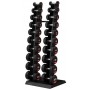 Jordan dumbbell set rubber 2-20kg including vertical stand (JTFDSRN2) Dumbbell and barbell sets - 1