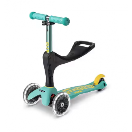 Micro Mini Micro 3in1 Deluxe ECO LED Mint (MMD169)-Kickboard und Scooter-Shark Fitness AG