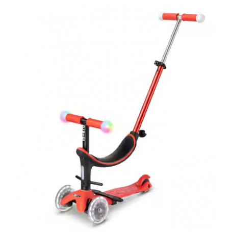 Micro Micro Mini2Grow Deluxe Magic LED Red (MMD356)-Kickboard und Scooter-Shark Fitness AG