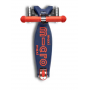 Micro Maxi Micro Deluxe Foldable LED Navy Red (MMD133) Kickboard - 2