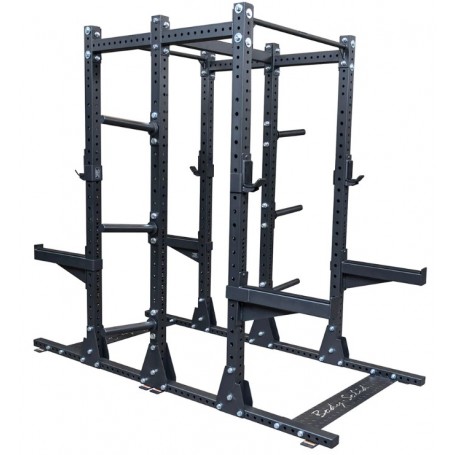 Body Solid PRO Club Line Commercial Double Half Rack (SPR500DBL)-Rack und Multi-Presse-Shark Fitness AG