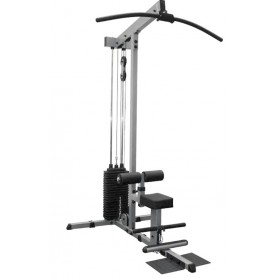 Body Solid lat/pulley machine with 95kg GM (GLM84) single station plug-in weight - 1