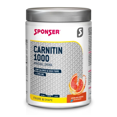 Sponser Carnitin 1000 Mineraldrink 400g Dose L-Canitin - 1