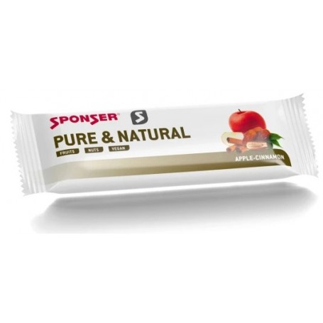 Sponser Pure & Natural Riegel 25 x 50g-Riegel-Shark Fitness AG