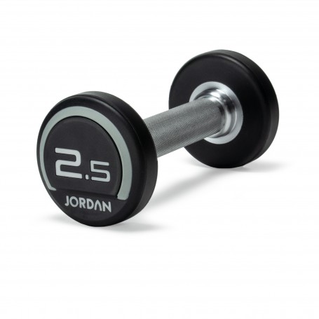 Jordan Premium Dumbbells Urethane 2.5-50kg in 2.5kg increments (JLUD4)-Dumbbells and barbells-Shark Fitness AG
