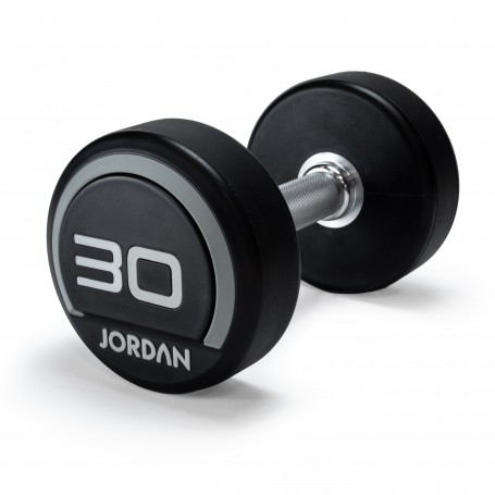Jordan Premium Dumbbell Set Urethane 2.5-30kg (JLUD4-P5)-Dumbbell and barbell sets-Shark Fitness AG