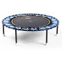 Trimilin Trampoline Vivo 100cm avec tapis de saut noir et pieds à visser, trampoline à pieds à visser - 1