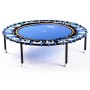 Trimilin Trampoline Vivo 100 with blue jumping mat and screw legs trampoline - 1