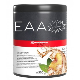 Powerfood EAA Peach Ice Tea (boîte de 500g) Acides aminés - 1