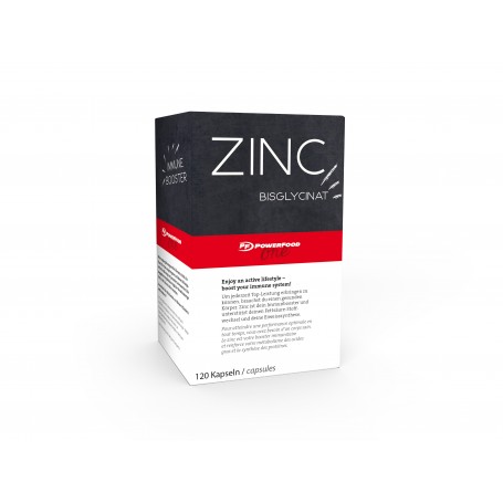 Powerfood One Zinc Bisglycinate 120 capsules-Vitamines et Minéraux-Shark Fitness AG