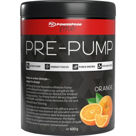 Powerfood One Pre-Pump 600g can-Amino acids-Shark Fitness AG