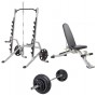 Set-Angebot - Hoist Fitness Trainingsbank HF-5165 und Squat Rack HF-5970 mit 135kg Langhantel-Satz Rack und Multi-Presse - 1