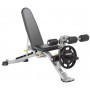 Set offer - Hoist Fitness training bench HF-5165 and squat rack HF-5970 with 135kg barbell set rack and multi-press - 12
