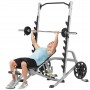 Set-Angebot - Hoist Fitness Trainingsbank HF-5165 und Squat Rack HF-5970 mit 135kg Langhantel-Satz Rack und Multi-Presse - 23