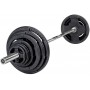 Set offer - Hoist Fitness training bench HF-5165 and squat rack HF-5970 with 135kg barbell set rubberized rack and multi-press