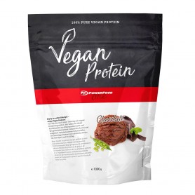 Powerfood Vegan Protein, Schoko, 1000g Proteine/Eiweiss - 1