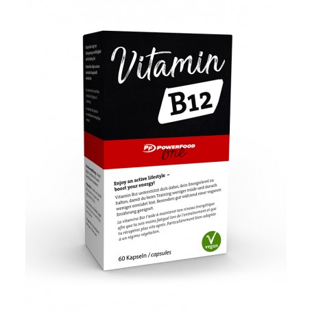 Powerfood One Vitamin B12 60 Kapseln-Vitamine & Mineralstoffe-Shark Fitness AG
