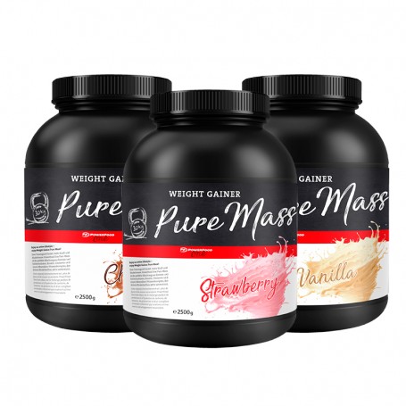 Powerfood One Pure Mass 2500g can-Weight gainer-Shark Fitness AG