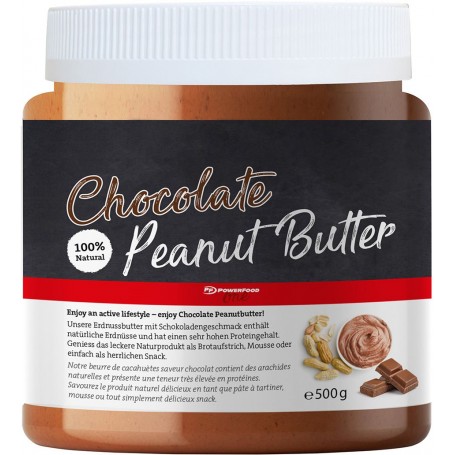 Powerfood One Chocolate Peanut Butter 500g jar-Meal replacement-Shark Fitness AG