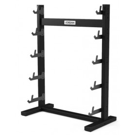 Jordan Barbell Stand for 5 Barbells (JF-BBR5) Dumbbell and Disc Stand - 1