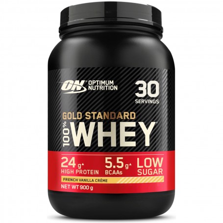Optimum Nutrition 100% Whey Protein Gold Standard 908g Dose-Proteine/Eiweiss-Shark Fitness AG