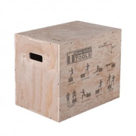 Body Solid 3-in-1 Plyometric Wood Box (BSTWPBOX) Speed Training et Functional Training - 1