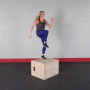 Body Solid 3-in-1 Plyometric Wooden Box (BSTWPBOX) Speed Training and Functional Training - 5