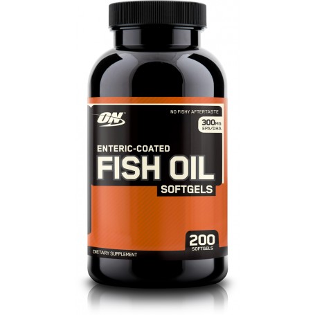 Optimum Nutrition Fish Oil 200 capsules à gel doux-Vitamines et Minéraux-Shark Fitness AG