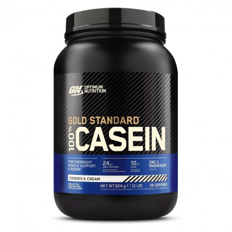 Optimum Nutrition 100% Casein Gold Standard 924g-Proteine/Eiweiss-Shark Fitness AG