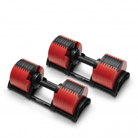 NÜOBELL dumbbells 2-32kg "Red Edition" (NB232REDBLA)-Adjustable dumbbell systems-Shark Fitness AG