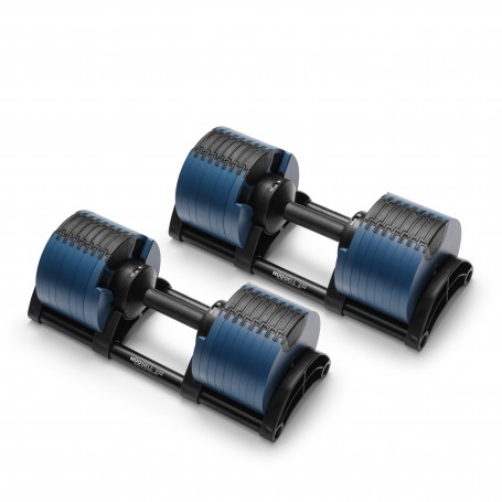 NÜOBELL Dumbbells 2-32kg "Blue Edition" (NB232BLUBLA)-Adjustable dumbbell systems-Shark Fitness AG