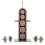 NOHrD WeightPlate Tower Set Dumbbell and Barbell Sets - 1