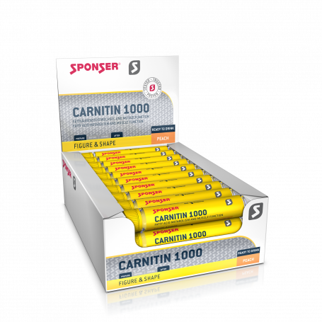 Sponser L-Carnitine ampoules 30 x 25ml-L-Carnitine-Shark Fitness AG