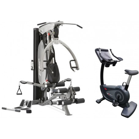 Offre d'ensemble - BodyCraft Elite Gym V5 multistation avec ergomètre Circle Fitness B8-Multi-Gym-Shark Fitness AG